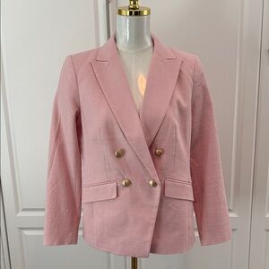 Talbots Classic Double-Breasted Pink Women's Blazer